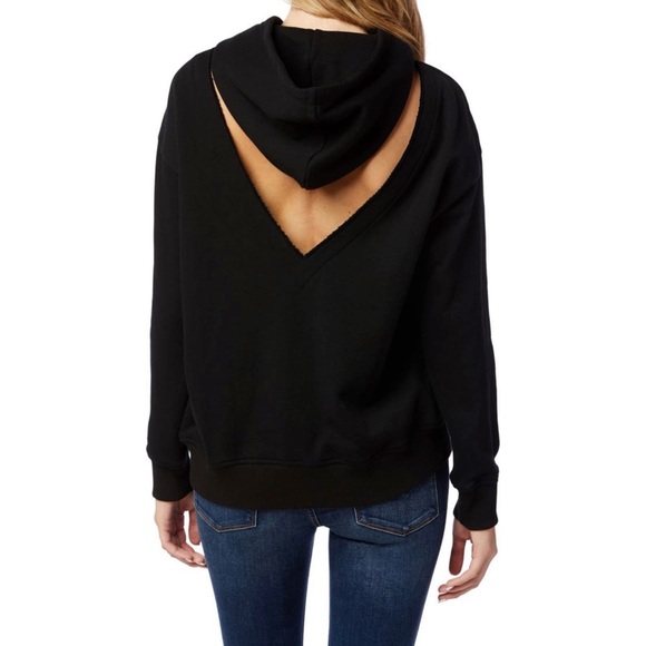 Hudson Jeans back cutout pullover hoodie - Picture 1 of 6